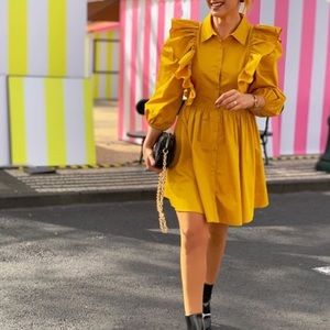 Zara ruffle dress